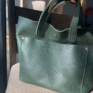 Portland Leather Goods Mini Crossbody in Forest